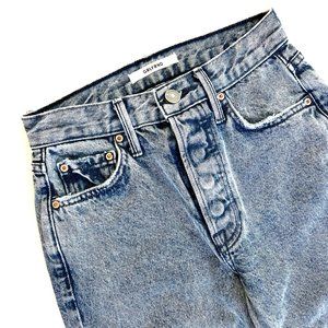 GRLFRND Karolina High Rise Straight Crop, Larchmont, Size 23